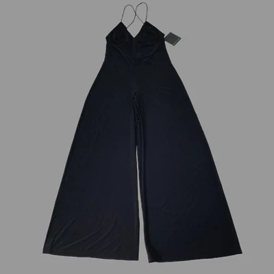 Mono NORMA KAMALI Espalda Baja Sin Mangas Talla L/40 Negro KK329JPL137001 (Nuevo) Foto 1 de 4