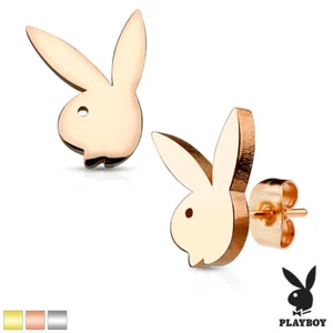 Playboy Bunny Stud Earrings - Picture 1 of 4