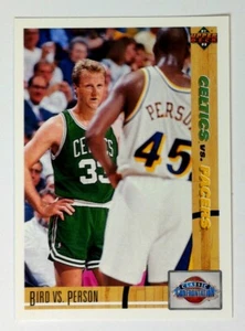 1991-92 Upper Deck Classic Confrontation #30 Bird Vs Person Celtics - Imagen 1 de 3