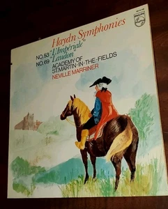 Haydn Symphonies #53 L'Imperiale, #69 Laudon LP 1981 Philips St Martin Fields - Bild 1 von 5