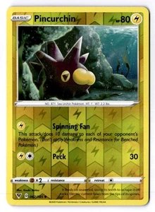 Pincurchin Reverse Holo Uncommon SWSH04: Vivid Voltage 062/185 NM - Picture 1 of 2