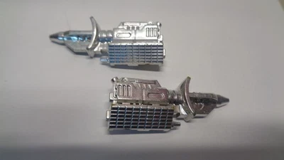 2  SLUGFEST  Transformers G1 Vtg.1987  Cassette Tape Weapons  Cannons  Guns  N/R - Image 1 of 3