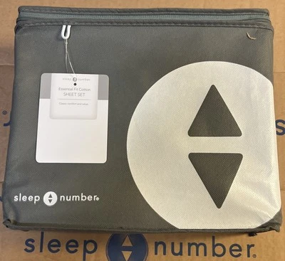 Sleep Number essential fit Cotton Sheet Set Twin XL White READ - Image 1 of 3