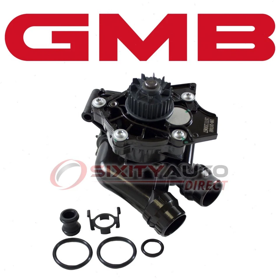 GMB Water Pump for 2009-2013 Audi A3 Quattro 2.0L L4 - Coolant Antifreeze ek Foto 1 de 4