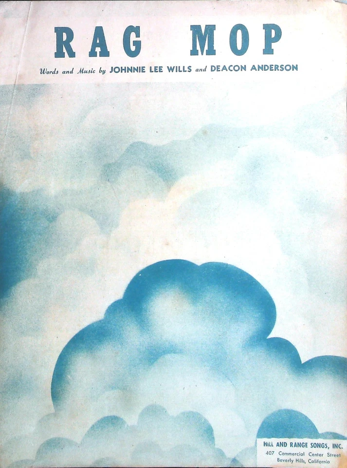 Partituras de colección Rag Mop de Johnnie Lee Wills & Deacon Anderson 1950 Foto 1 de 1