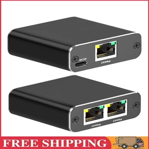 Ethernet -Splitter 1 bis 2 1000 Mbit / s Gigabit Internet Kabel Splitter RJ45 Sp - Afbeelding 1 van 12
