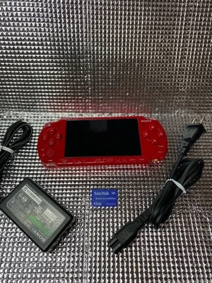 Sony PlayStation Portable PSP 2000 Red Console Charger Japan Tested - Image 1 of 4