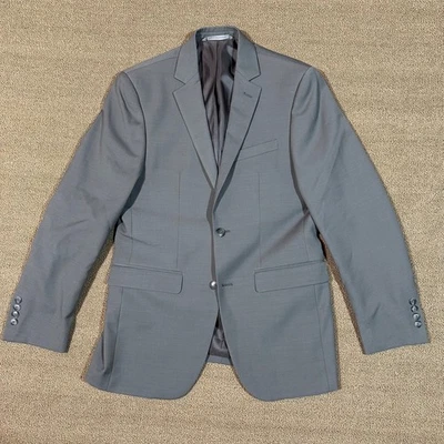 Perry Ellis 36R Blazer Sport Coat Grey [B307] - Image 1 of 4