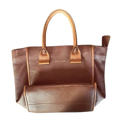 See By Chloé Brown Leather Tote Bag - Image 1 of 4