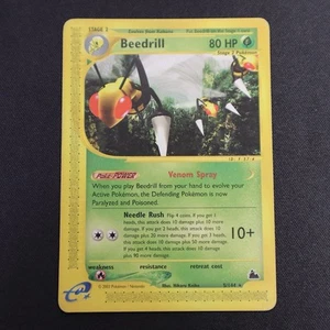 Beedrill 5/144 Skyridge Rare Non-Holo 2003 Pokémon Card WOTC Vintage – LP - Foto 1 di 2
