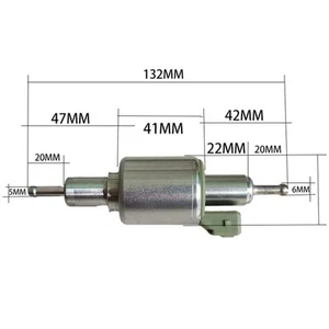12V Electric Fuel Pump For Auxiliary Heater - Low Fuel Consumption And - Picture 1 of 9