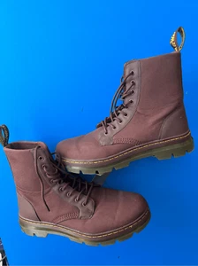 Stivali DR. MARTENS Bonny bordeaux con suole AirWair che rimbalzano uomo US 12m - Foto 1 di 6