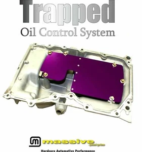 MSS Trapped Oil Control Pan Baffle Duratec Focus 2.3 2.5 w/ Balance Shaft Delete - Picture 1 of 5