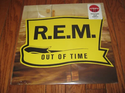 R.E.M.-Out Of Time LP SEALED! Target Exclusive Lemonade Vinyl Edition REM - Image 1 of 3