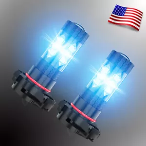 For Chevy Silverado 1500 2500 3500 HD 2007-2019 2X 5202 Blue LED Fog Light Bulbs - Picture 1 of 11