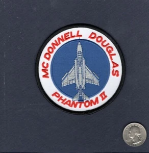 F-4 PHANTOM McDonnell Douglas USAF US NAVY USMC 3 1/2" Fighter Squadron Patch - Picture 1 of 1