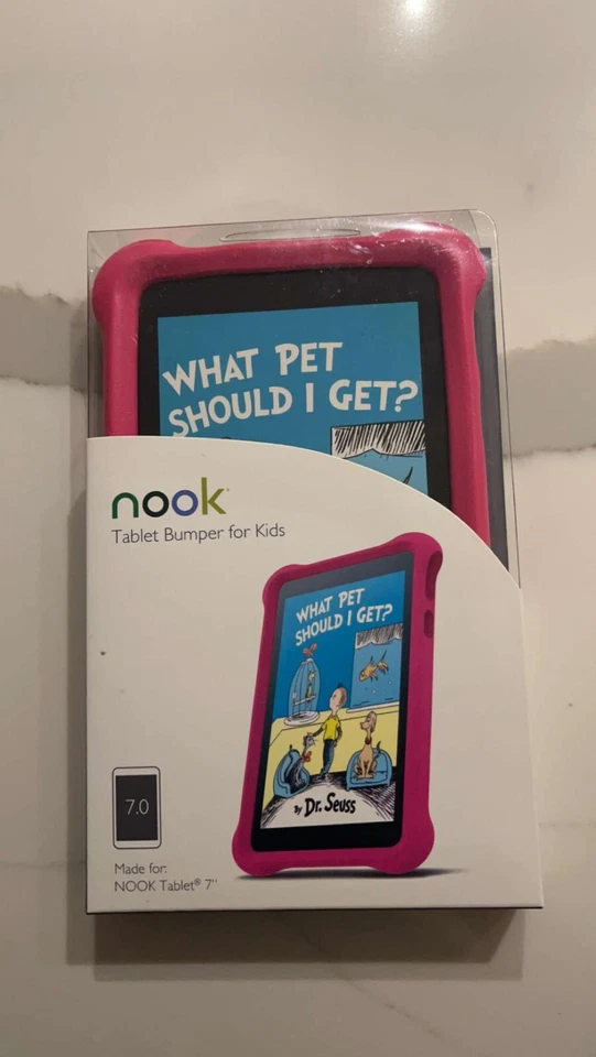 NOOK TABLET 7" PINK Foam Tablet Bumper/Case for Kids! - Barnes & Noble NEW - Image 1 of 1