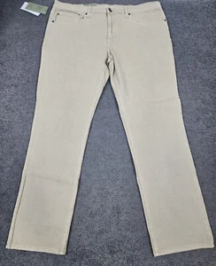 Men's Slim Fit Jeans Beige 40x32 Lightweight Goodfellow Stretch Denim 5 Pockets  - Picture 1 of 11