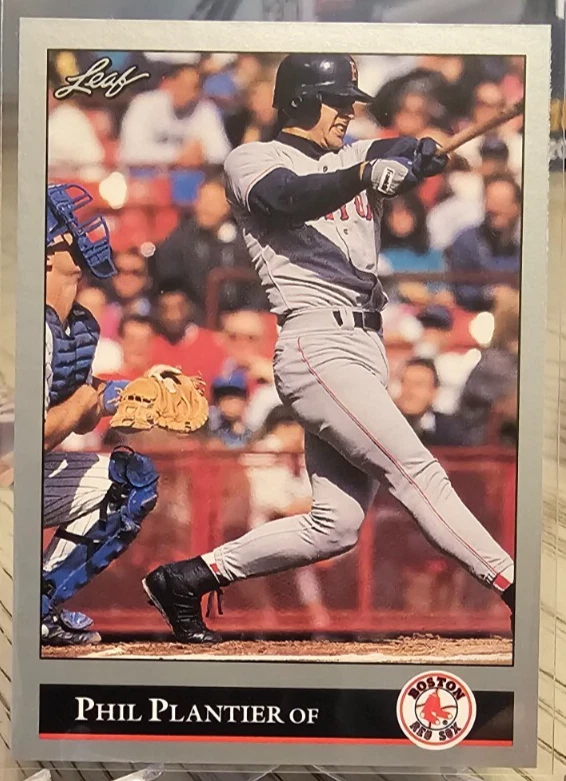 1992 Leaf Preview Phil Plantier #14 Boston Red Sox - Image 1 of 2