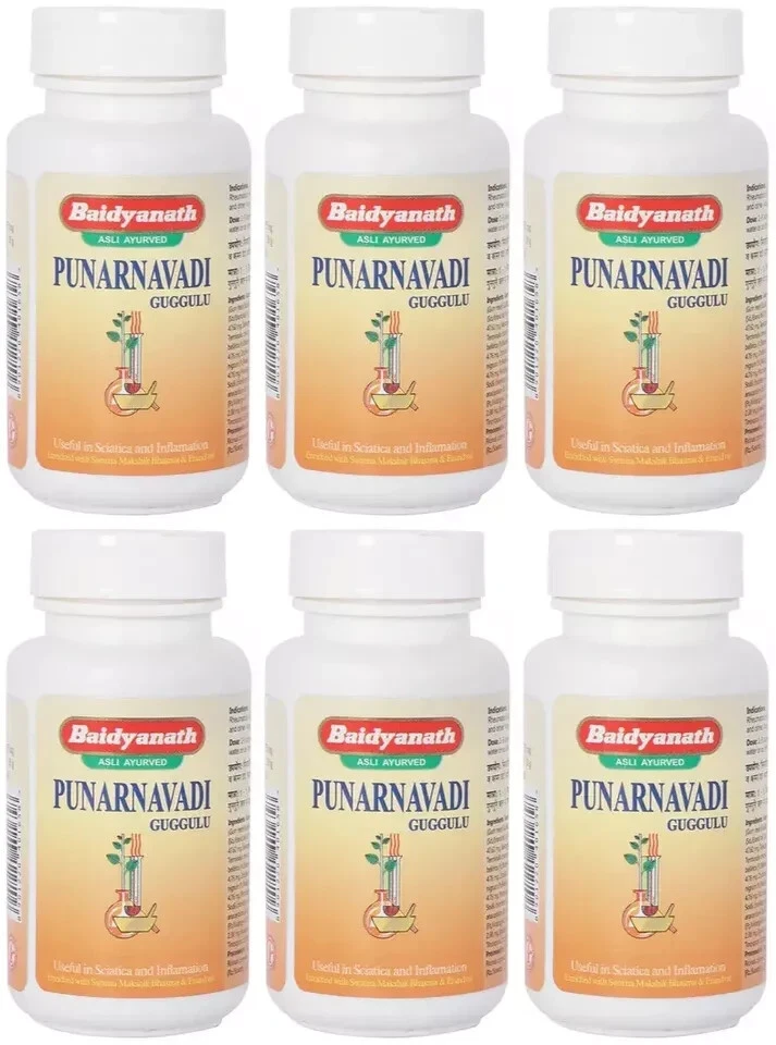 10 X Baidyanath Punarnavadi Guggulu 80 Tablets