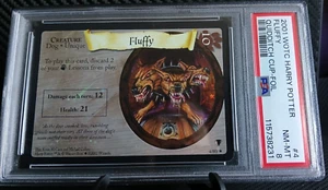 Harry Potter TCG Quidditch Cup Fluffy 4/80 Foil PSA 8 - Picture 1 of 3