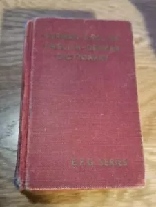 Vintage Pocket German-English Dictionary, 1955 E.F.G. Series Pocket Book - Picture 1 of 8