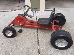 radio flyer fire truck pedal car