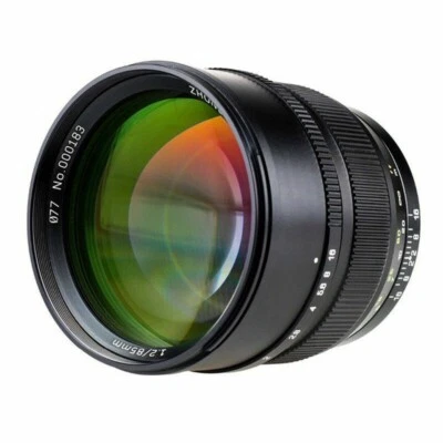 Zhongyi Mitakon Speedmaster 85mm f/1.2 Manual Lens for Pentax K PK mount Camera - Image 1 of 4