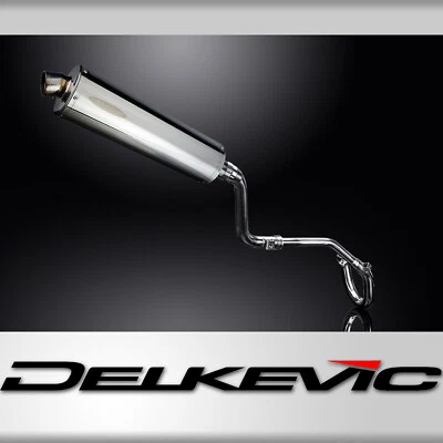 Silenciador de escape completo Honda CRF250L 2012-2016 Delkevic 18" ovalado de acero inoxidable Foto 1 de 4