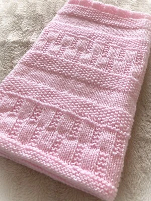 DAISY GRAY KNITS Knitting Pattern ~ Jemima Baby Blanket ~ Paper Copy