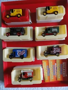 Lledo Walkers Crisps and Hovis Promotional 7 Model Vans New Old Stock Boxed - Picture 1 of 23