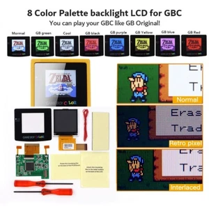 Kit de pantalla LCD retroiluminada de 2,2"" GBC RETRO PIXEL IPS para consola Game Boy color - Imagen 1 de 8