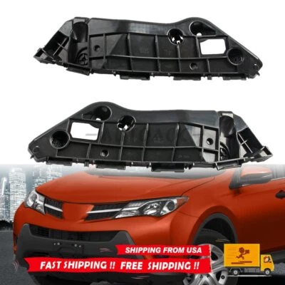 2Pcs for 2013 2014 2015 Toyota Rav4 Front Bumper Retainers Brackets Support Foto 1 de 4