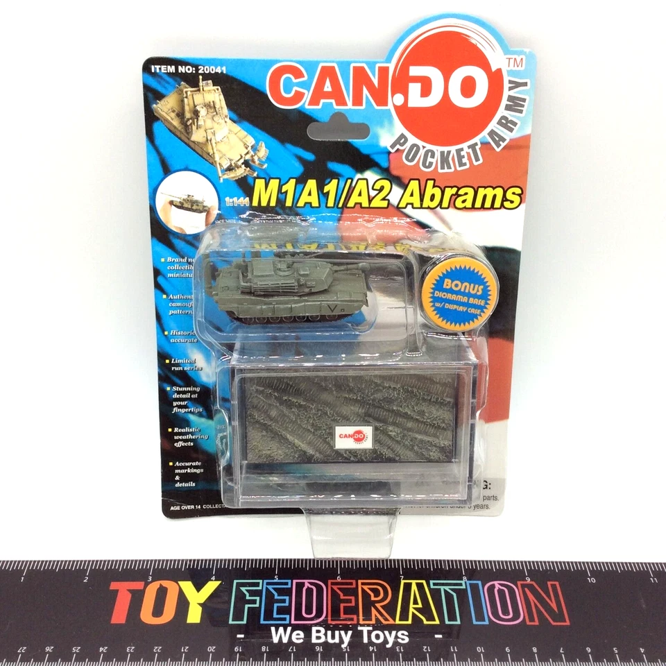 Dragon Models 1:144 CAN DO Pocket Army Tank 20041 M1A1/A2 ABRAMS - "F" USMC - Image 1 of 4