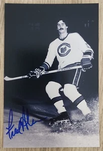 Fred Ahern Signed 4x6 Photo NHL HOF Barons Seals Hockey Legend RAD - Picture 1 of 1