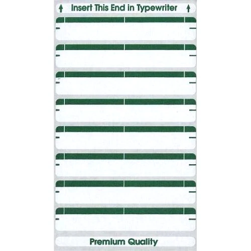 Maco File Folder Label FFL6 Green Tab 248 Total 1/3 Cut School Office Home - Image 1 of 1