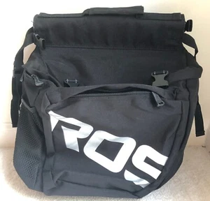 ROSWHEEL Multifunction Road MTB Mountain Bike Bag  Black With Many Pockets - Picture 1 of 3