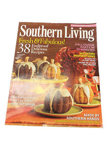 Southern Living Magazine October 2009 178 Pages Garden Cooking Travel Vintage