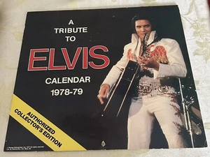 Calendario Elvis Presley 1978-1979 Edición Autorizada Homenaje a Elvis - Imagen 1 de 7