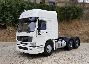 1/24 Scale HOWO 336 Truck White Diecast Car Model Toy Collection Gift - Picture 1 of 8