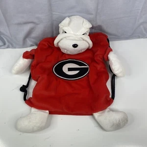 Georgia Bulldogs Uga Plush Drawstring Bag NCAA - Picture 1 of 8