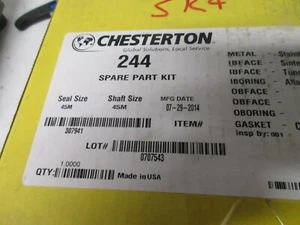 CHESTERTON SPARE PART KIT 244 45 MM SSTL 316 307941 - Picture 1 of 4