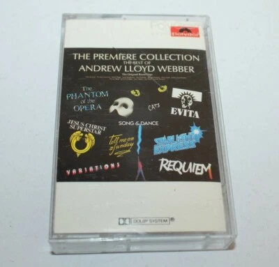 The Premiere Collection The Best Of Andrew Lloyd Weber Cassette Tape Polydor - Image 1 of 4