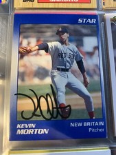 Kevin Morton signed minor league baseball card