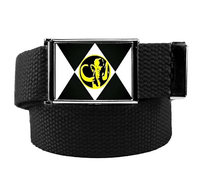 Build A Belt Kid's Power Ranger fivela 1,25" de largura com cinto de lona - Imagem 1 de 3