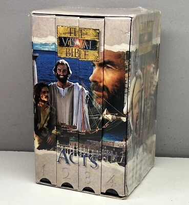 The Visual Bible Book of Acts 4 VHS Video Tape Box Set NIV Lord Jesus Christ God - Image 1 of 4