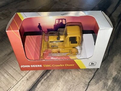 Bulldozer fundido a presión ERTL JOHN DEERE 1995 de colección escala 1:64 #568 falta 1 pista Foto 1 de 4