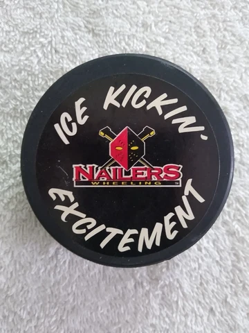 Wheeling Nailers Ice Kickin Excitement ECHL Hockey Game Promo Puck Cover