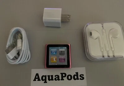 NEW CONDITION-Apple iPod nano 6th Generation Pink (8GB)- NEW BATTERY INSTALLED - Image 1 of 2