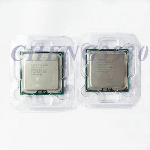 2pcs Intel Xeon X5355  SLAEG 771 2.66 GHz 8MB 1333MHz 4-Kern Sockel CPU  Prozess - Image 1 of 1